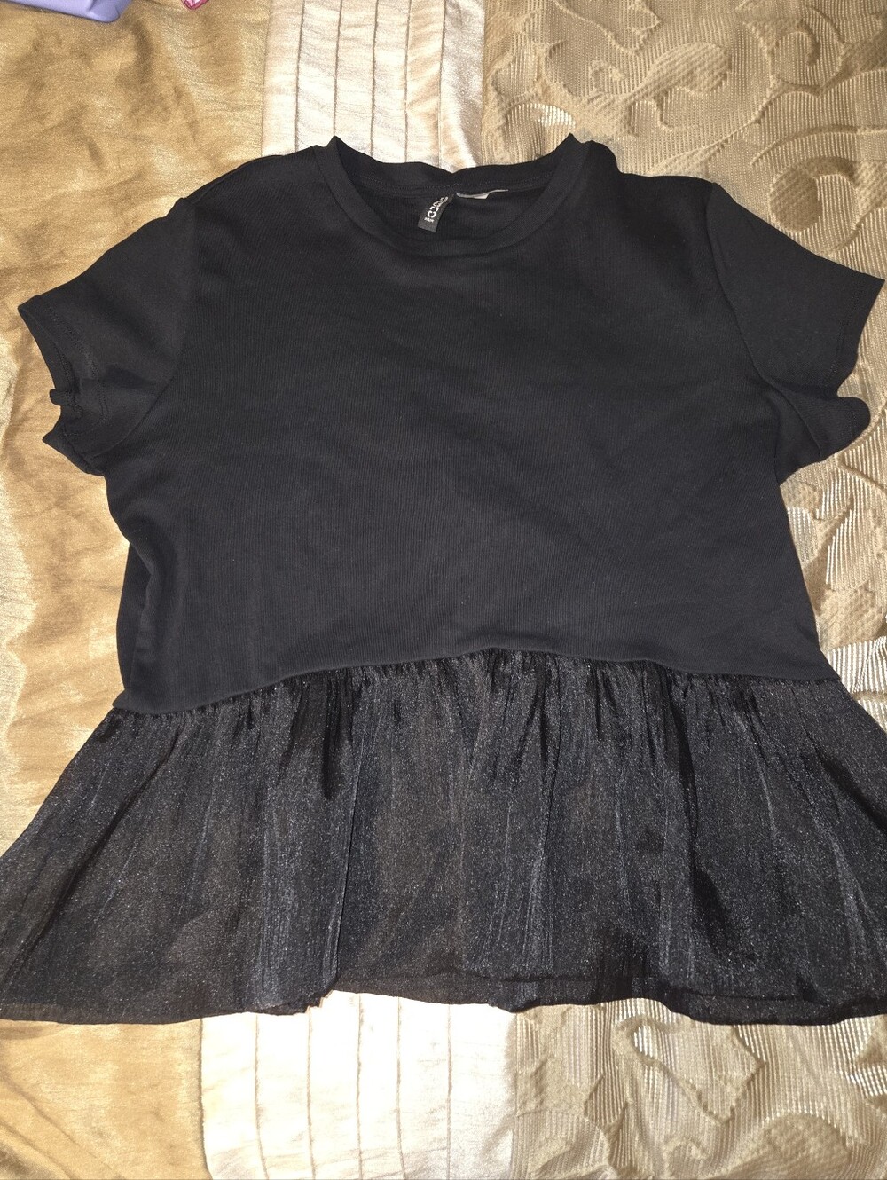 Bubble Hem Top